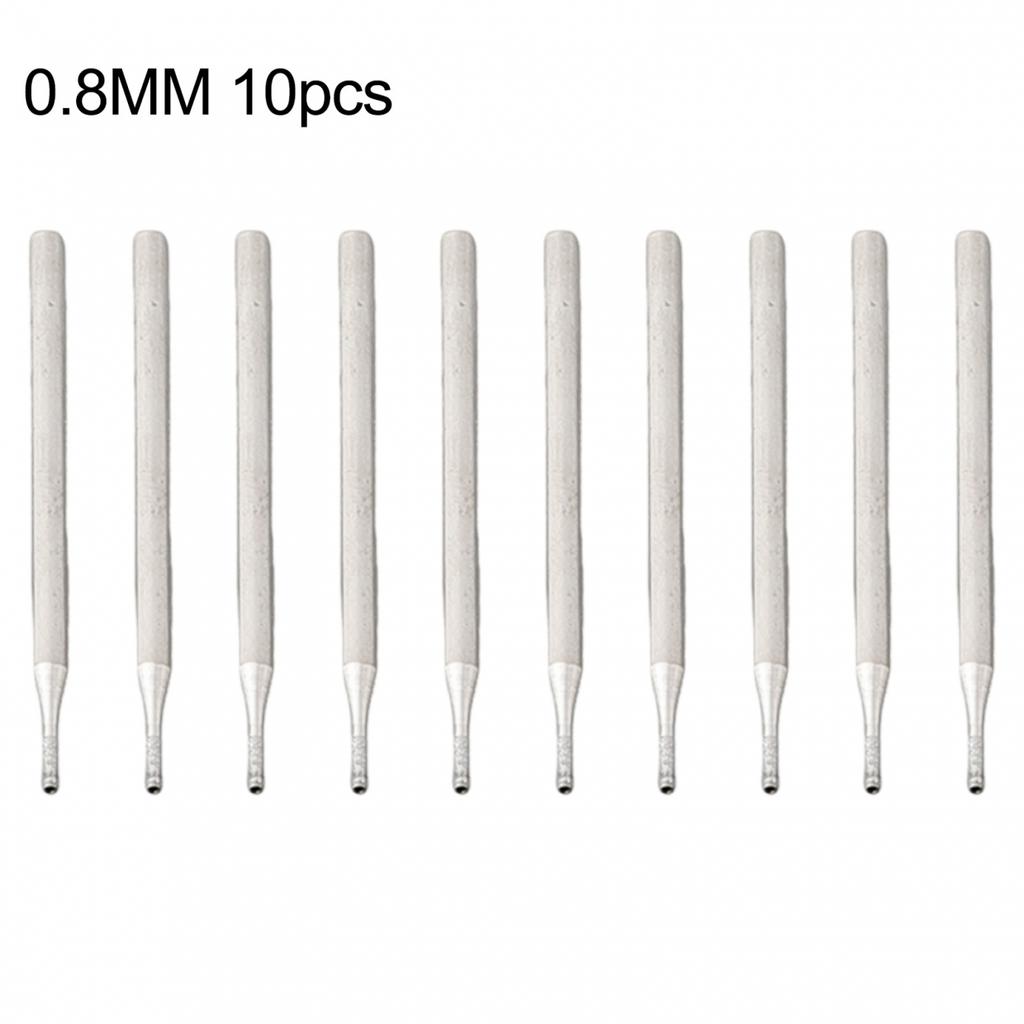 Drill Bit Bit Rotary Diamond Sleeve Shape 1-4mm 10Pcs