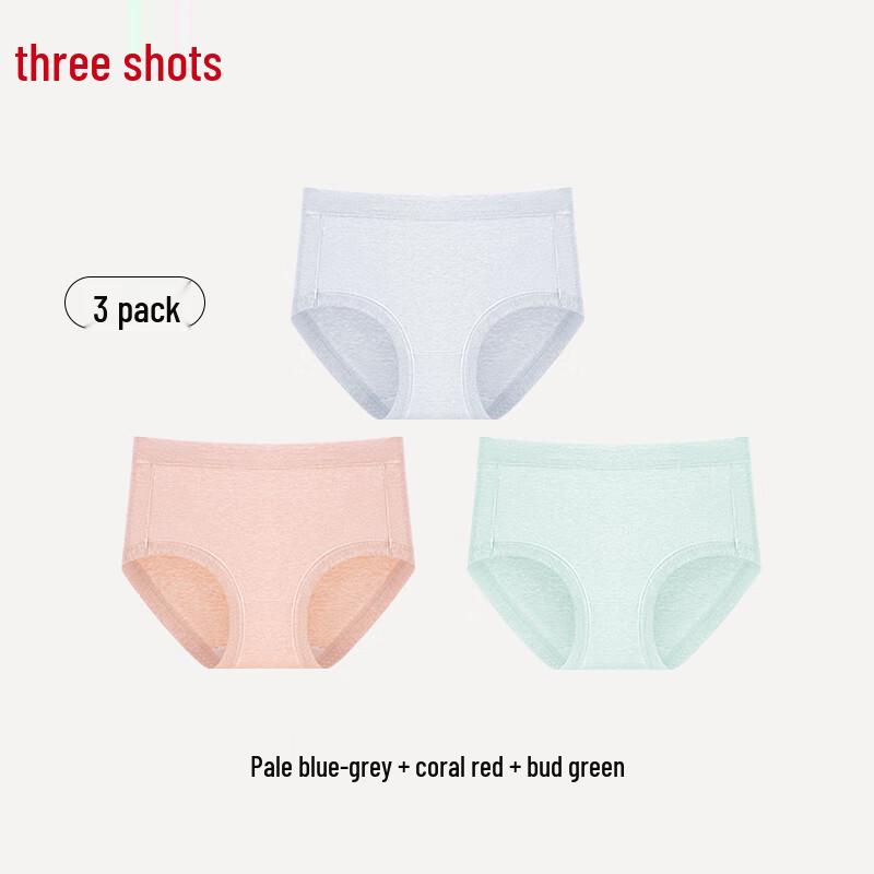 ThreeGun Women's Cotton Antibacterial Briefs Multi-Pack