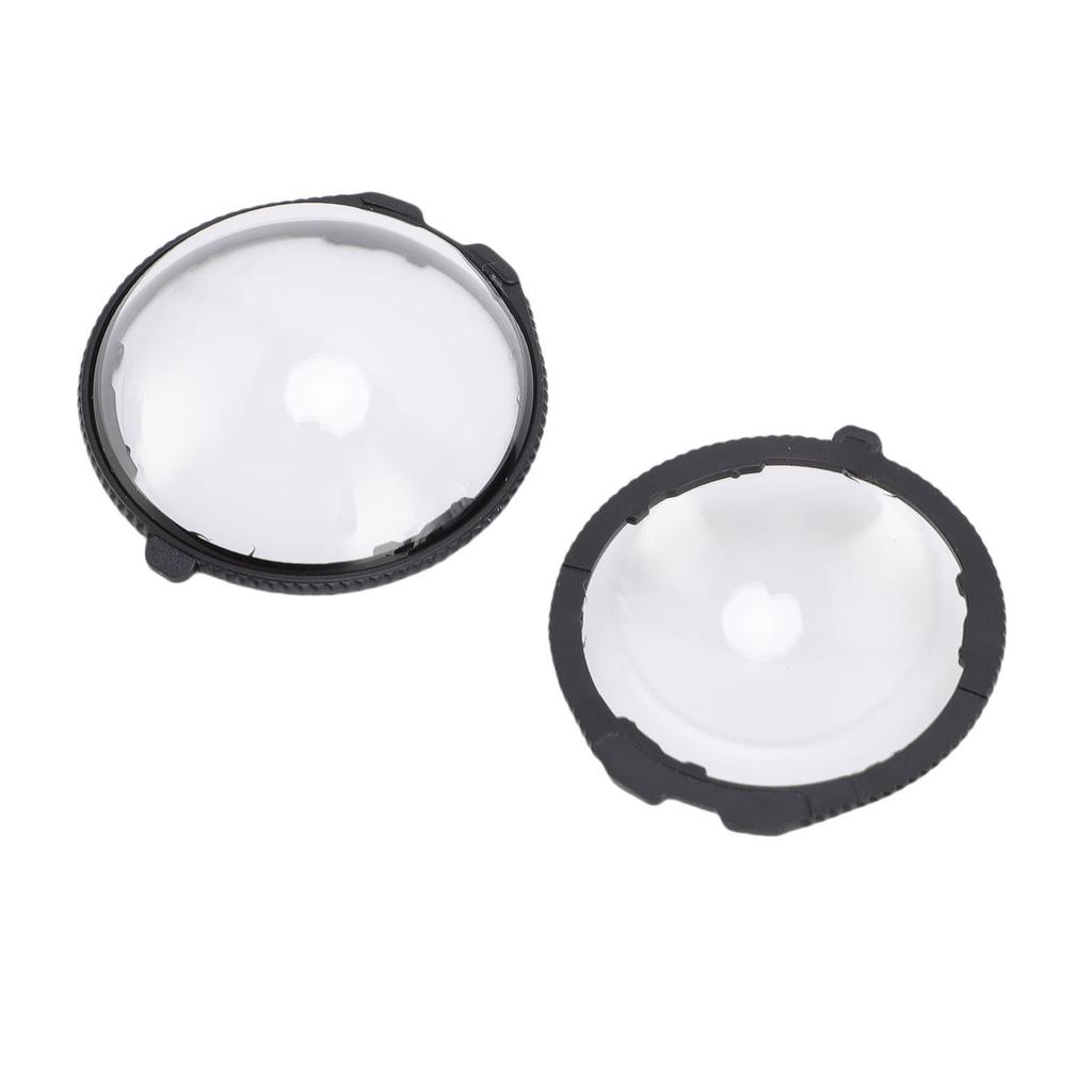 2 Pcs Lens Guard Suitable for Insta360 X5 Action Camera 9H Hardness High Transparency Panoramic Lens Protector