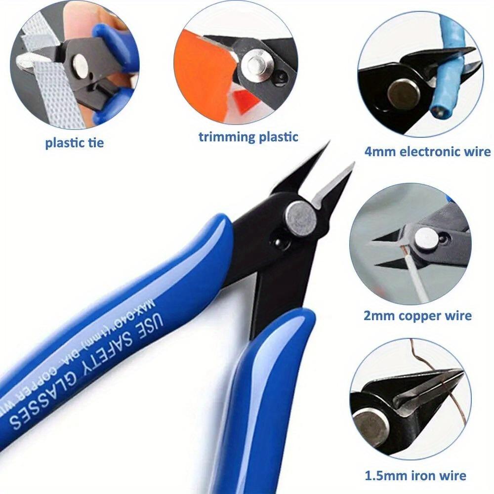 1PC170 Oblique Pliers Plastic Nozzle Electronic Scissors Oblique Nozzle Pliers DIY Ruyi Shear Pliers Thin Mouth Repair