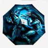Alien Fashionable Automatic Opening/Closing Folding Umbrella. Portable and Foldable, Ideal for Gift, Travel, and Daily Use.