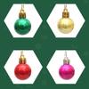 24pcs 3cm Colored Pearl Balls Creative Electroplated Balls DIY Supplies Christmas Balls  Window