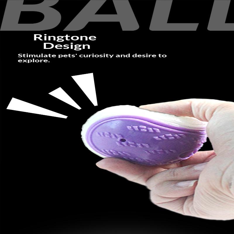 2Pcs Dog Toy Durable Crew Ball Pet Grinding Teeth Toy Rubber Sound Ball For Dog Interactive Supplies Chew Pet Supplies