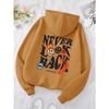 Never Look Back Creative Smile Skull Hoodies Women Warm Comfortable Sweatshirt Loose Hip Hop Street Clothes Loose Hoody Hoodies & Sweatshirts Women’s