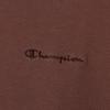 Champion Long Sleeve Crew Neck Sweatshirt with Script Relaxed Drop Dark Men's Logo, Fit, Shoulder, Brown, C8-A123Z