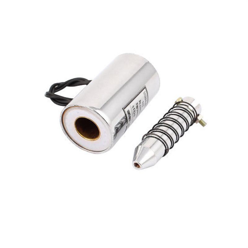 

DC 12V/24V 10мм 6кг Електромаг трубчастого типу з тяговим зусиллям та пружинним поверненням MQ8-Z57 DC24V