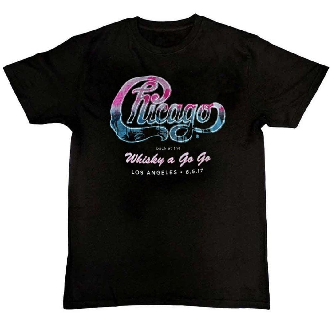 Chicago Band WHISKY A GO GO Graphic Print Mens T-Shirt S