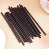 100Pcs Black Disposable Straw Flexible Drinking Straws Plastic Bendable Drink Tube Reusable Bar Party Accessories