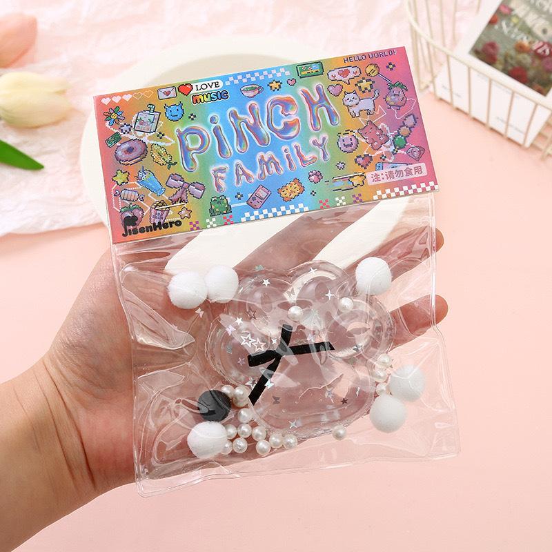 Kawaii Donut Plush Cat Paw Squeeze Toy Stress Sensory Play Blind Bag Cute Internet Viral