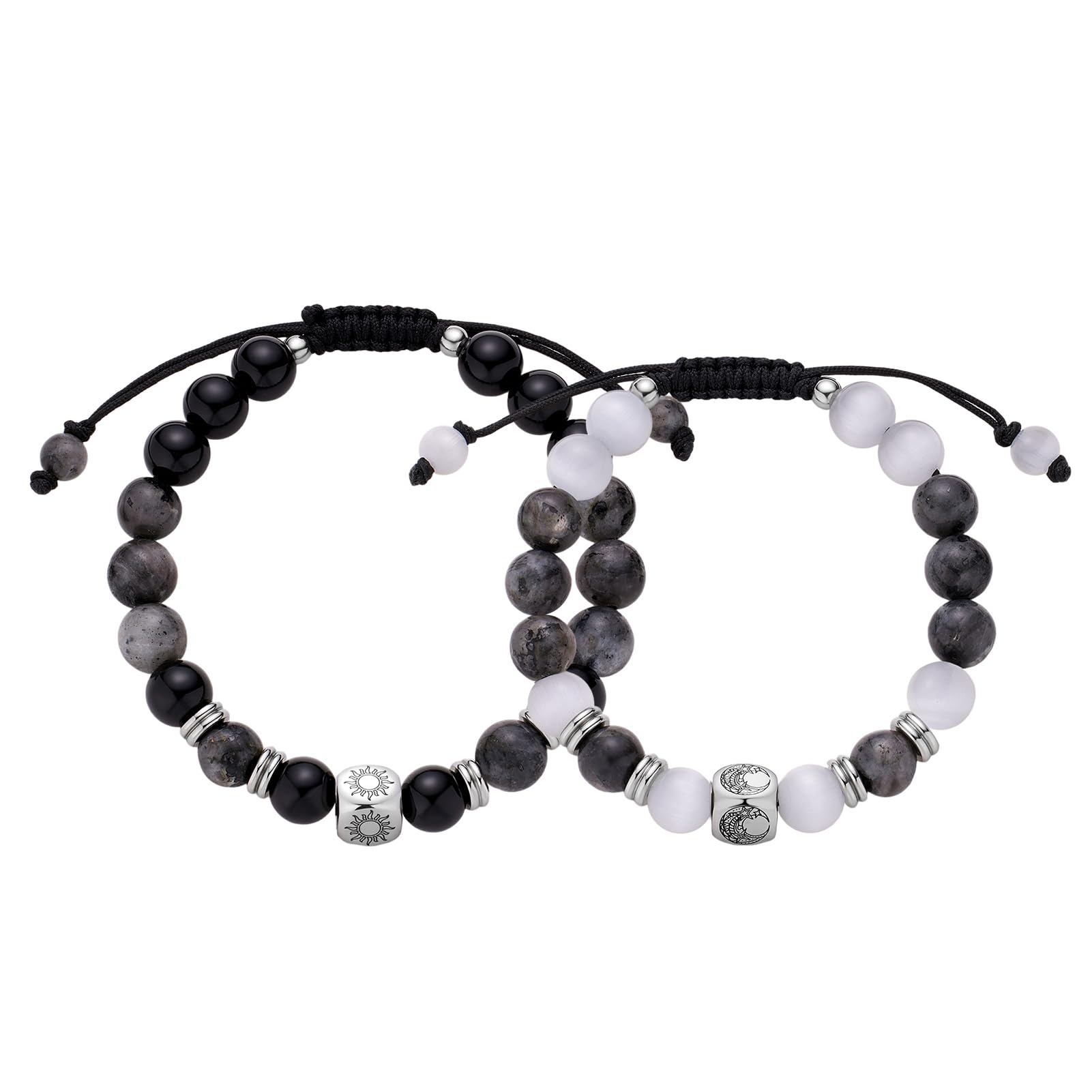 

Natural stone bracelet for women and power pair protection from fashion gift [TOTWOO] men, stone, rosary, stylish, bracelet, evil, amulet, accessory,