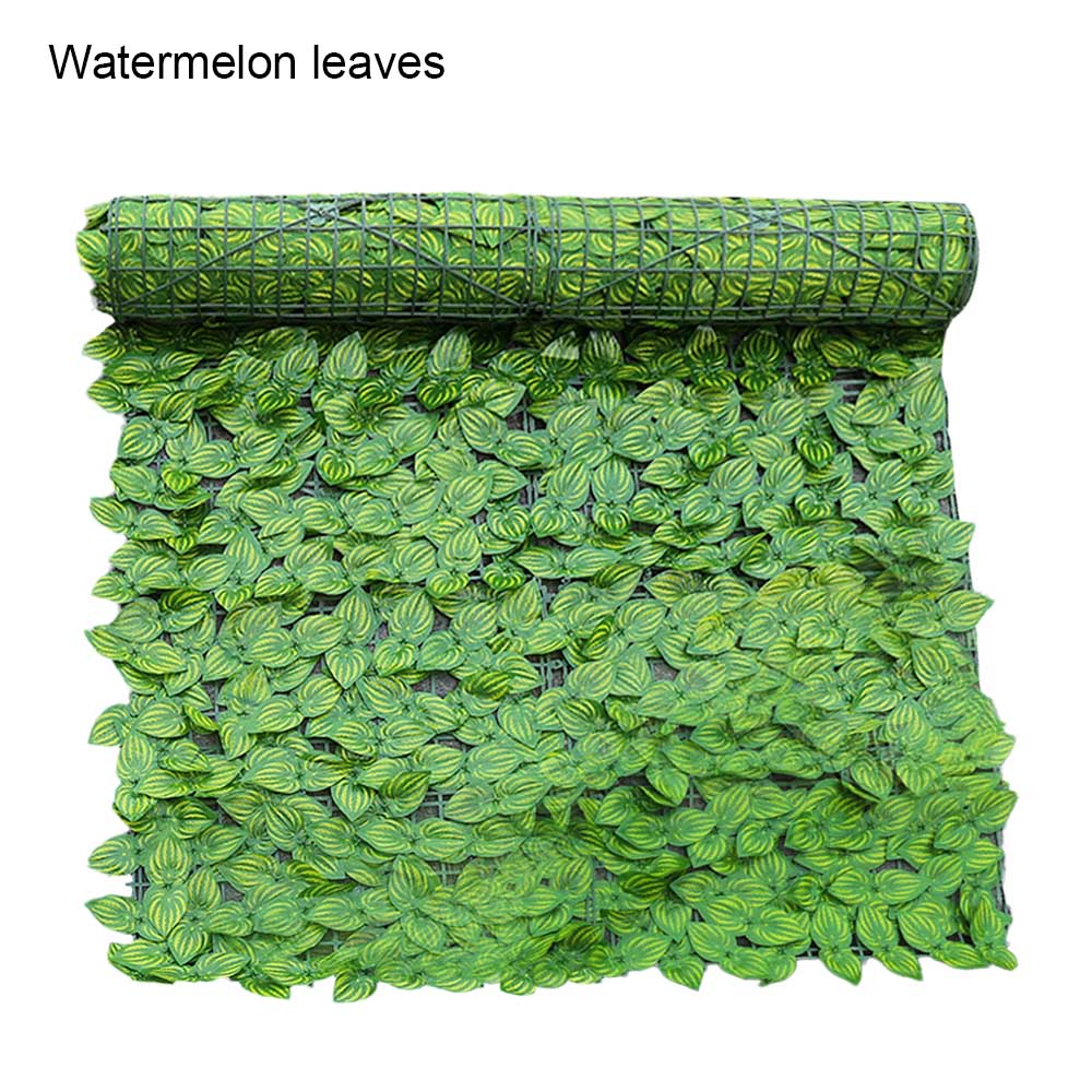Artificial Hedges Ivy Leaf Garden Fence Roll Privacy Screen Wall Cover Decor