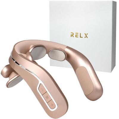 By a Chiropractic RELX Neck Warmer PLUS by a Japanese EMS Heating Neck Care Neck and Shoulder Relaxation Device Cordless Gift for Men and Women