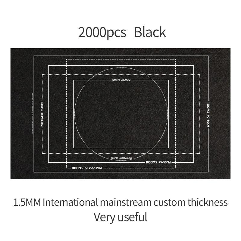 Puzzle Professional Roll Mat Blanket Felt Mat Up To 1500/2000/3000 Pieces Accessories Puzzle Portable Travel Storage Bag