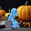 Halloween Stacking Ghost Tomb Ornament 3D Printed Spooky Ghost Figurine Statue Sculpture Holiday Party Desktop Decoration