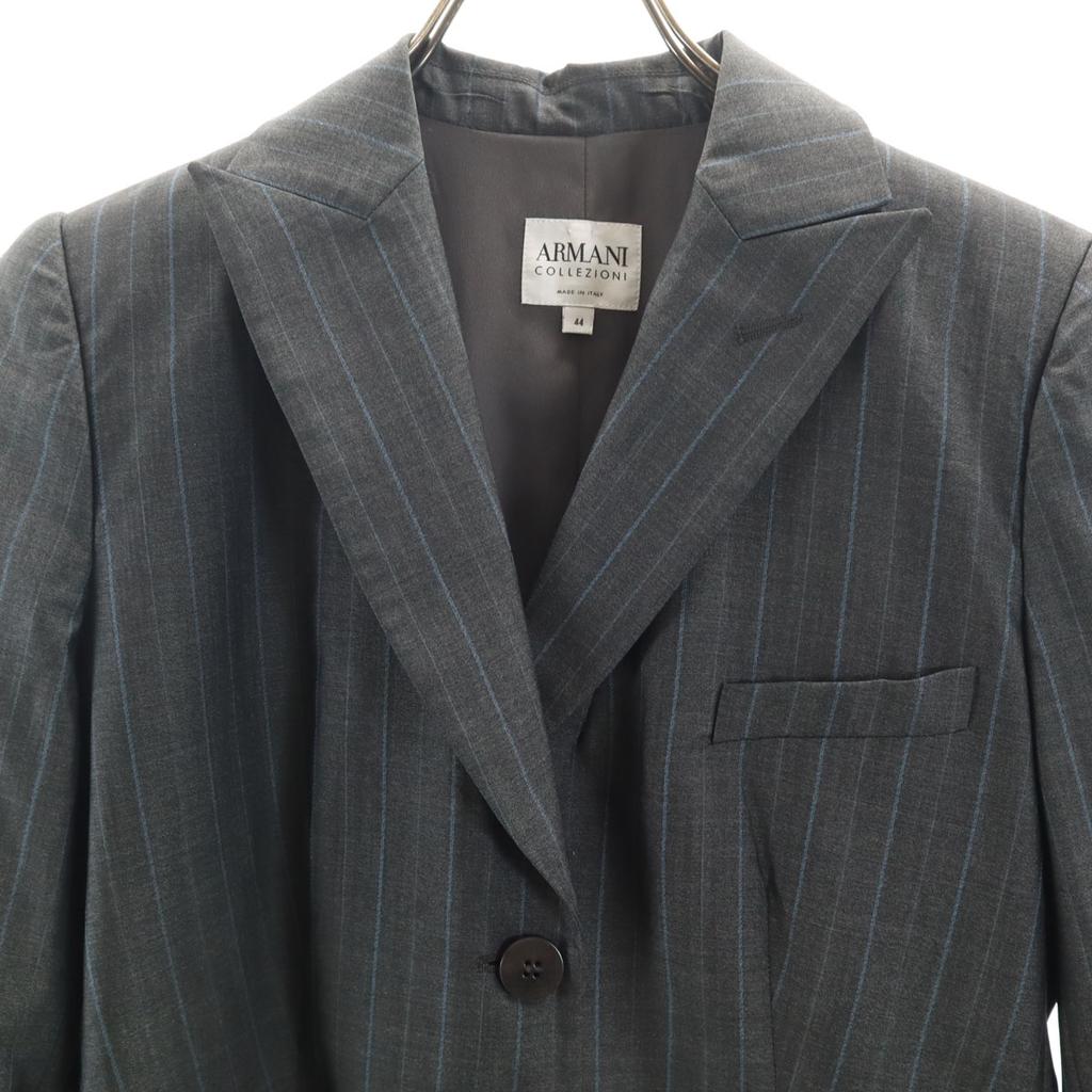 ARMANI COLLEZIONI made in Italy Striped Pattern tailored jacket 44 Women Used