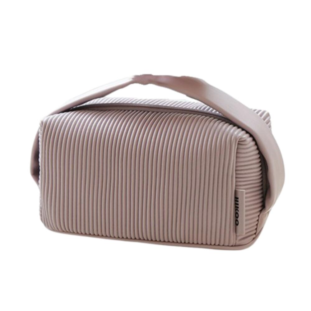 PU Leather Toiletry Storage Case Large Capacity Bathroom Storage Bag  Travel Accessories