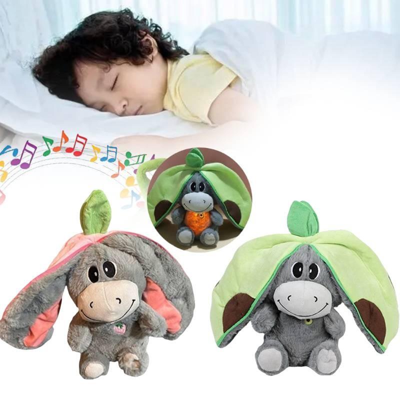 Relief Anxiety Breathing Avocado Strawberry Donkey Plush Toy Kids Soothing Doll