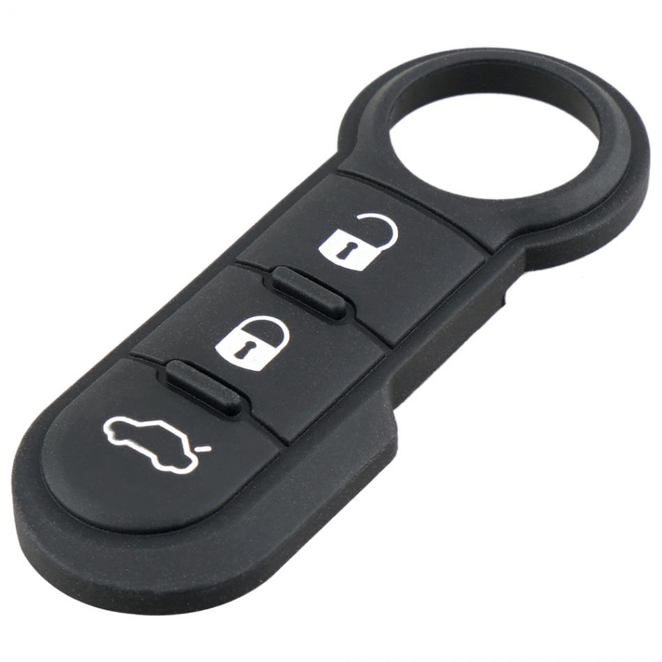 3 Buttons Car Key Remote Control Folding Housing Replacement Key Shell Case Fit for Fiat 500 Panda Punto Bravo