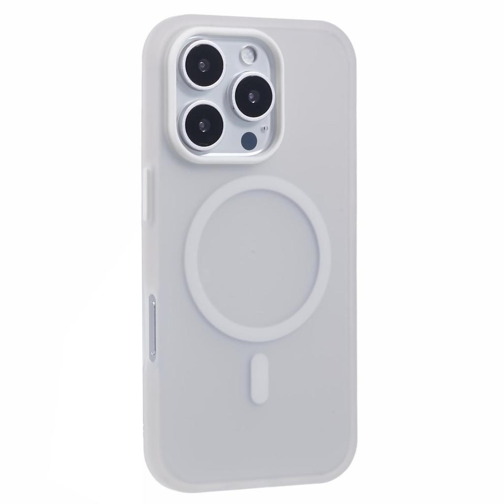 For iPhone 13 Pro Max Case Compatible with MagSafe TPU Translucent Back Phone Cover