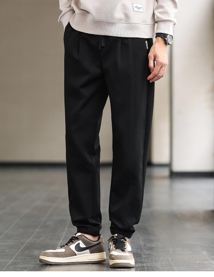 Simple and Versatile Tapered Sports Leggings, Sweatpants, Men's Casual Pants