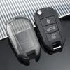 Transparent Car Key Case Full Cover Holder for Peugeot 3008 208 308 508 408 2008 307 4008 for Citroen C4 C4L CACTUS C3 C6 C8