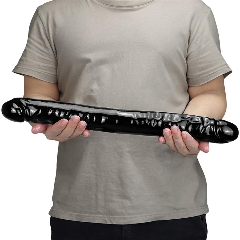 Female Double-headed Dildo Collection Two-headed Dragon Comrades Pulls Simulation Dick Cock and Anus