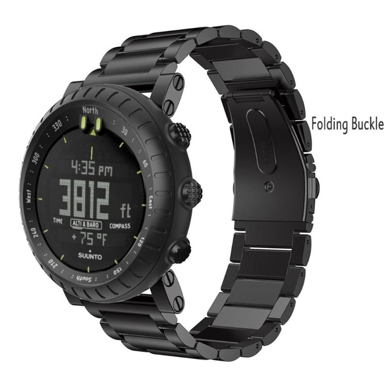 Metall-Uhrarmband Edelstahl-Armband Riemen Dickes Design für mehr Komfort Unisex Geeignet für Alle Anlässe