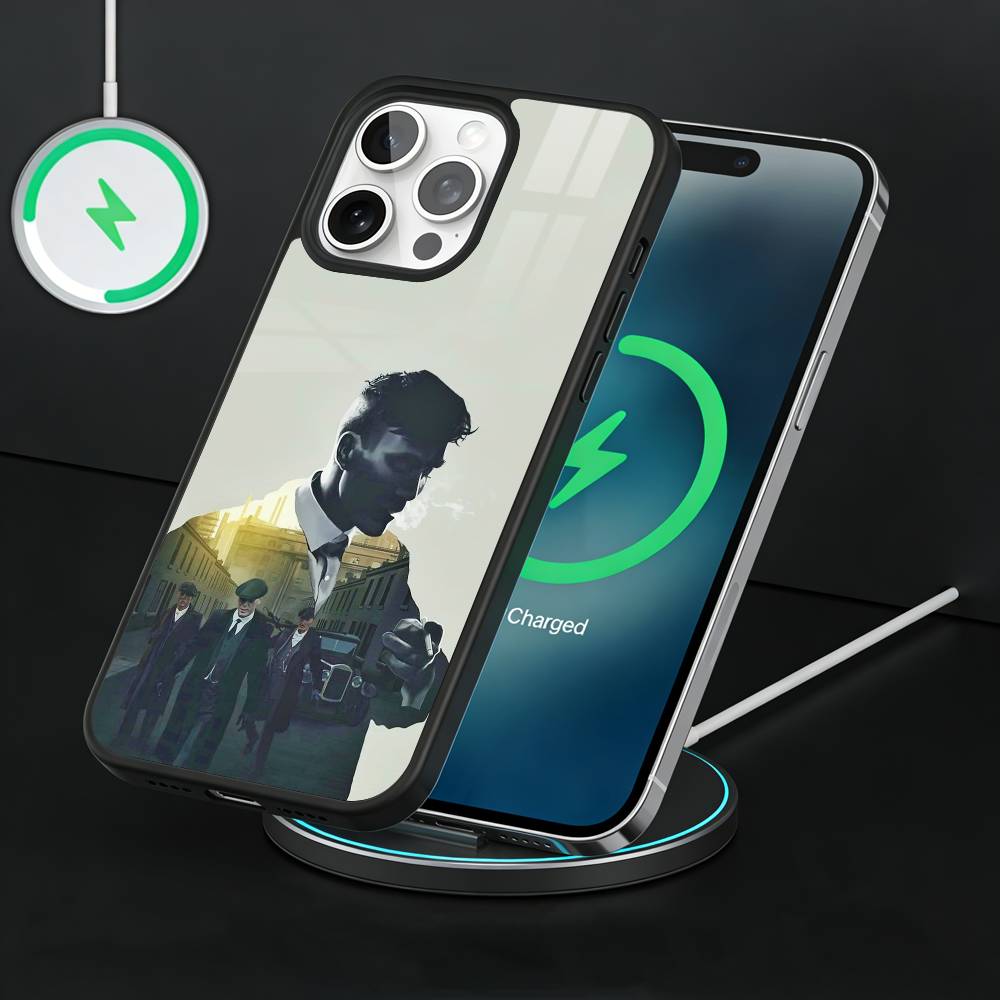 TV P-Peaky Blinders tommy shelby Phone Case For iPhone17,16,15,14,13 Plus,Pro Max Magnetic For Magsafe Wireless Charging
