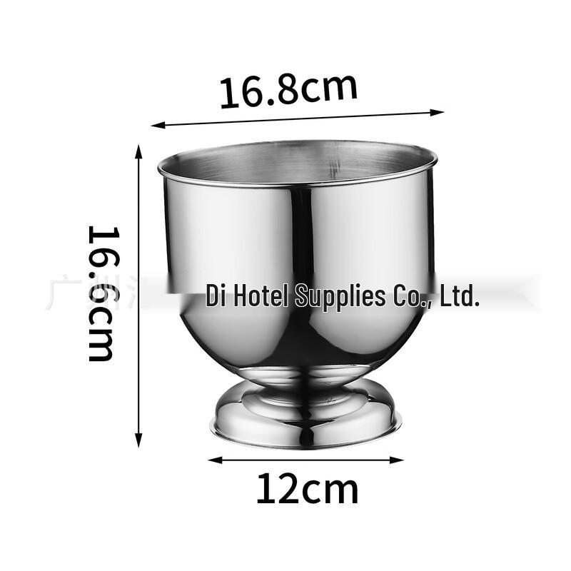 

ZISIZ Large Flat Mouth Commercial Ice Bucket