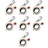 10-1PC Fluorescent Cable Tie Organizer Tools Reusable Zip Tie Holder Portable Electrical Wire Ties Clip Cable Tie Storage Tools