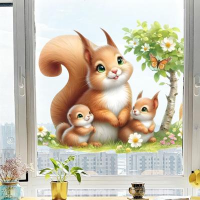 Self-adhesive Wall Stickers Waterproof Scratch-Resistant Wall Decals PVC Removable Window Clings for Bathroom Kitchen Living Room Bedroom Decor