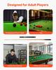 Billardstock, 1447,8mm Gelenk-Snooker Queue, Snooker Queue Stock mit Verlängerungsstange & 9,7mm Leder Spitze, 538g Pool Stock für Professionellen Billardtisch, Bar,