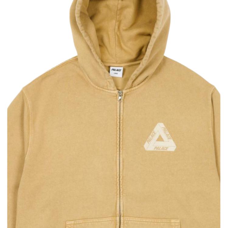 Palace Pigment Wash Tri-Ferg Hood Stone Unisex Tops Grey P26CS100