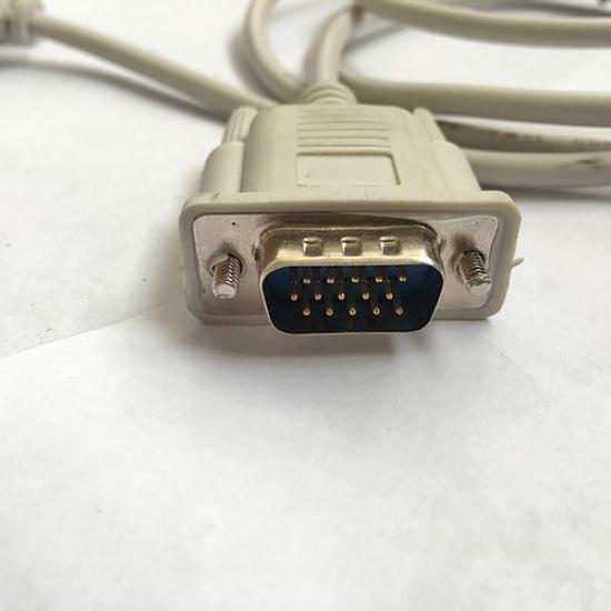 Universal RS232 DB9 9 Pin Male to VGA Video 15 Pin Male Adapter Cable Pack of 1