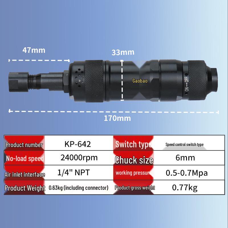 Gaobao Industrial Pneumatic Die Grinder & Polisher