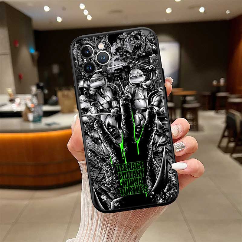 RE61 TMNT New High-End Shell Phone Case for Redmi Note 10 11 12 Pro Max 10S 10C 10T 11A 11S 12S 12C