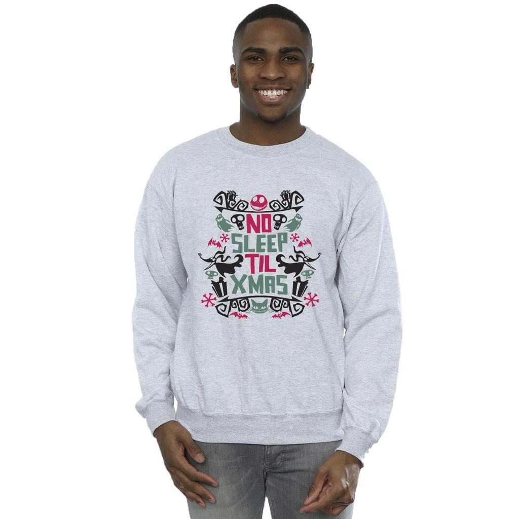 Disney Mens The Nightmare Before Christmas No Sleep Til Xmas Sweatshirt