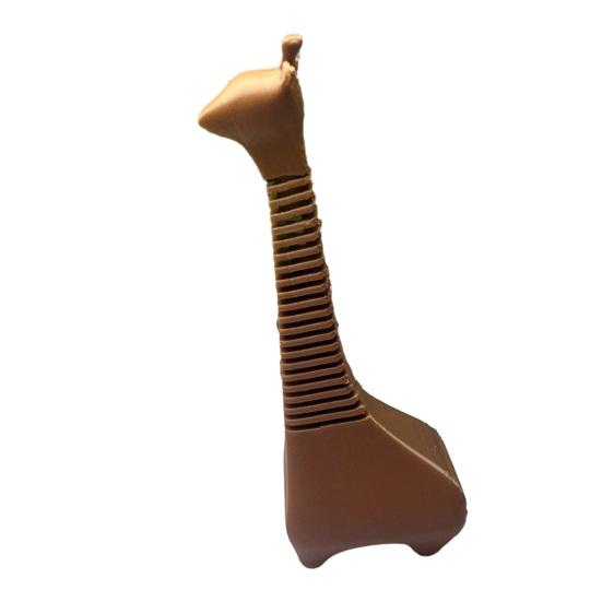 3D Printed Giraffe Figurine Small Shaking Head Giraffe Desktop Ornament for Stress Relief Home Office Decor коричневый