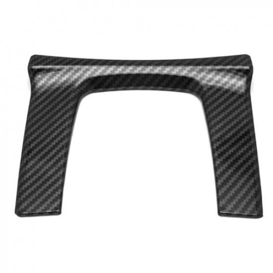 Carbon Fiber Pattern Gear Shift Box Overlay Frame Molding For Civic 2016-