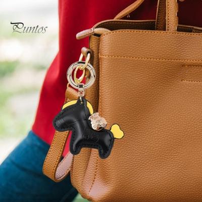 Klíčenka do auta z umělé kůže Vynikající mini taška Stylový odolný dárek Trendy ozdobný design Klíčenka na koně