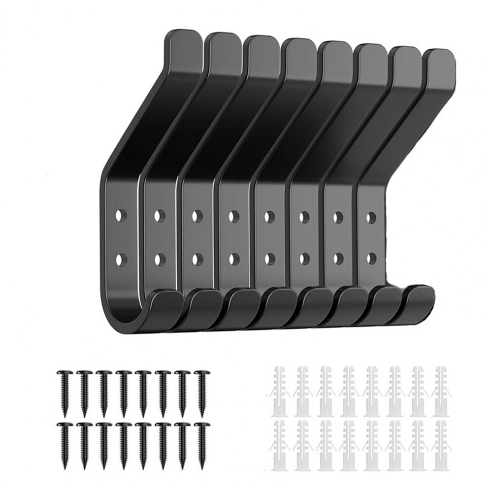 Kitchen Robe Hook Rust-resistant Wall Hook Hat Hanger with Strong Load-bearing Capacity Easy Installation Versatile for Coats