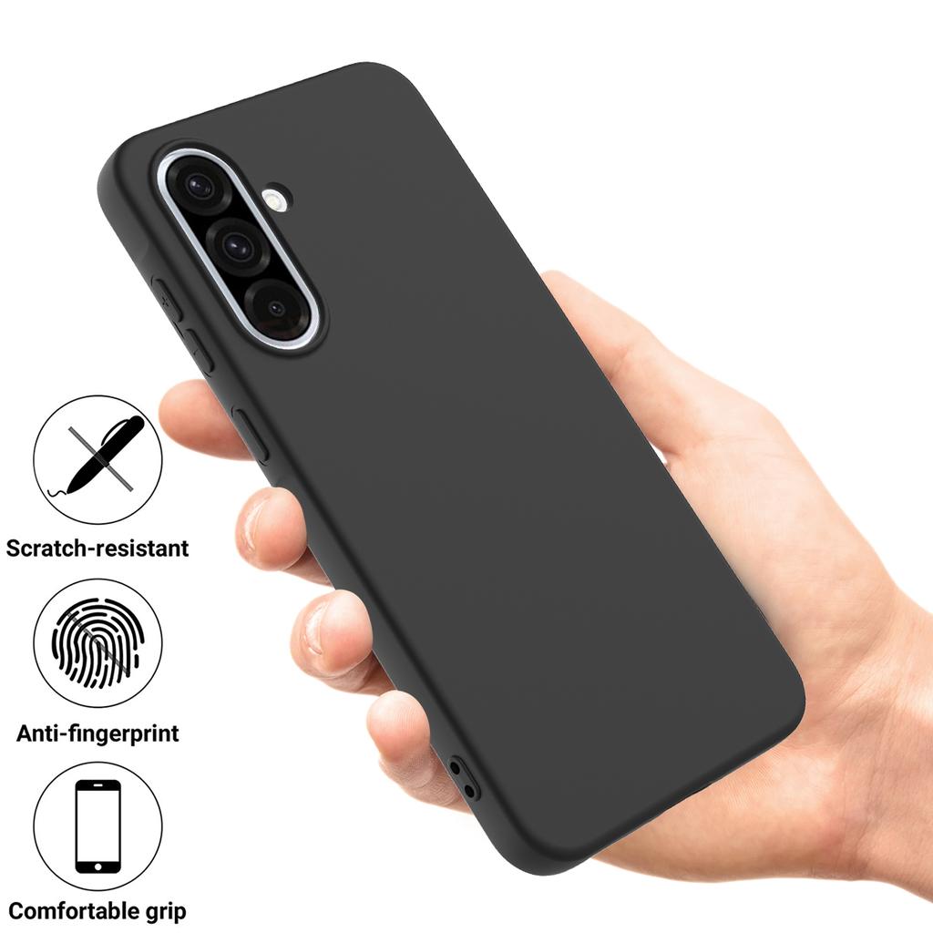 For Samsung Galaxy A37 5G Liquid Silicone Case Phone Back Cover with Hand Strap