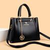Women's Large Capacity Shoulder Bag with Multiple Compartments – Multi-Pocket Tote for Everyday Use
