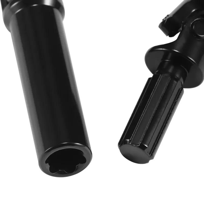 2pcs Stainless Steel Internal Spline Drive Shaft 39-45mm 54.5mm-62mm for 1/18 RC Crawler Car TRX4M Upgrade Parts