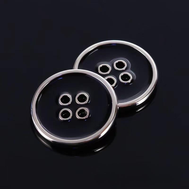10pcs Creative Shank Buttons Fashionable Diamond-studded Metal Shank Buttons High Quality Buttons Apparel Accessories