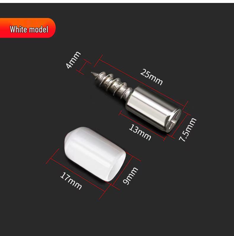Cabinet Shelf Support Bracket with Self-Tapping Screw for Wardrobe or Glass Shelves