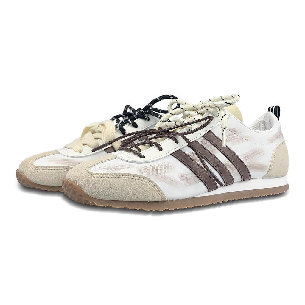 Adidas Neo VS JOG 2.0 Low top Casual Shoes Unisex Beige White Brown JI2436(Team116-VS)