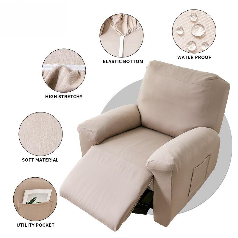 Waterproof Recliner Sofa Cover Non-slip Sofa Covers For Living Room Single Sofa Chair Couch Cover Home Armchair Covers