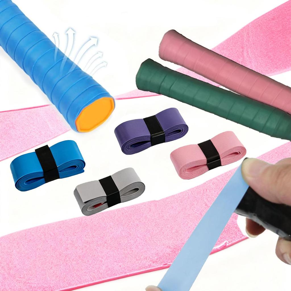 HUIKKJP Grip Tape Set of 10, Porous, Breathable, Sweat Absorbent,