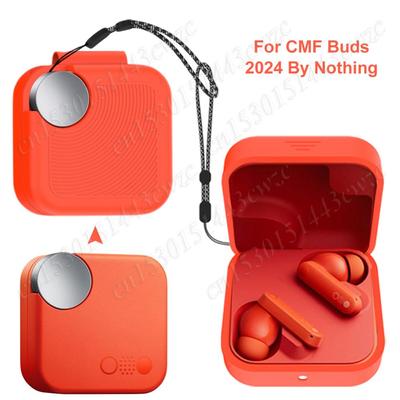 Carcasă moale de protecție din silicon pentru căști, rezistentă la șocuri, cu șnur, husă protectoare tip piele, capac protector anti-zgârieturi pentru CMF Buds